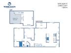 Wimbledon Apartments - 2 Bed, 1 Bath Loft - 1,076 sq ft