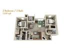 Cypress Creek Apartments - B2 - Two Bedroom Two Bath