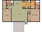 Crosscreek Apartments - 2 Bedroom 2 Bathroom Lower