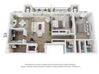 Copper and Quarry Village - Q - 2BR 2BA (1185sf)