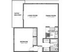 Courts of the Fountains - 1 large bedroom, 1 bath