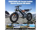 SMARTRAVEL ELECTRIC BIKE for Adults 1200W 17.5Ah 28+MPH 7 Speed e bike US ！