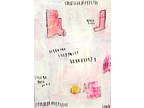 Pink Painting on Paper 5x7 Painting Modern Original Abstract Art