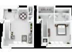 The Adirondack - 1 Bed 1 Bath Townhouse (Fireplace Optional)
