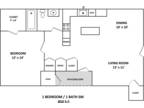 The Crest at Williams Creek - 1 Bedroom, 1 Bathroom Sm 1st Floor