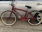 2018 Hutch XL 26 BMX Cruiser /2018/red & chrome/professionally built