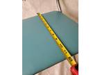 MCM Chair Chrome Turquoise Childs VTG Vinyl Seat Retro Folding Movie Prop VGC!