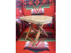 1950s NEVCO Fold N Carry Stool Milking YUGOSLAVIA 12”x 8.5”x9.5" Folk