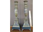 Antique Renaissance Revival Candlesticks ~~~*