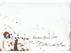 ACEO original miniature Forbidden Forest 1244 monster witch mutant Paul Woodruff