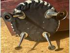 VTG. Zebra- Foot Stool Seat MCM, Read Description- Free Shipping Lower 48