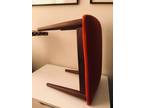 Danish MCM Stokke Westnova Teak Ottoman Designed By Arnt Lande 1950s HTF rare!