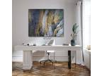abstract acrylic pour Painting On Canvas gift for homeowners