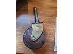 Antique Victorian Furniture Caster 1 1/2 Inch Wooden Wheel