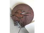 36 round heavy metal sculpture