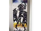Maasai Tanzania Acrylic Paint Art Canvas