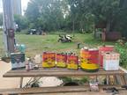 Vintage Gas and Oil Cans