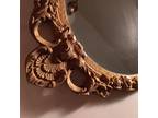Antique Gold Gilt Beveled Wall Mirror Late 1800s