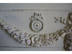 Antique French Marble Top Chest ~ Shabby Chic Chest of Drawers ~ French Commode