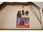 Pets Rock Graphic Art on Canvas Breakfast CAT Tiffany’s New