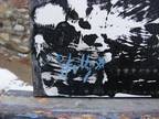 Modernist ABSTRACT B & W PAINTING Expressionist MODERN ART PURITY FOLTZ $