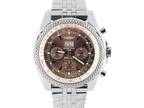 Breitling Bentley 6.75 Chronograph PAPERS Havana Brown 48.7mm A4436212 Watch
