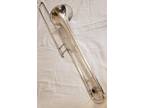 Kanstul 8" Bell Custom Built Anaheim U.S.A. #25xxx Silver Trombone (2002)