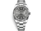 Rolex Datejust 41 mm 126334 Slate Grey Oyster NEW 2024 Dark Rhodium