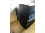 Vtg Toshiba MV13L2 13" Color TV Television VCR Combo VHS Recorder Gaming TESTED