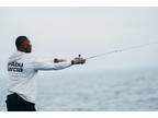 Blue Max Low Profile Baitcast Reel and Fishing Rod Combo, 7'