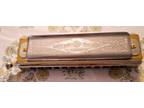 Vintage Harmonica M. Hohner Silver Super Chromonica