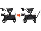 Baby Trend Expedition 2n1 Stroller Wagon w/Canopy & Basket, Modern Khaki (Used)