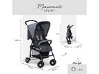 hauck Sport T13 Lightweight Foldable Stroller Pushchair, Charcoal Stone (Used)