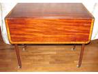 Antique American Mahogany Drop Leaf Breakfast Table Circa 1825