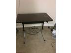 Adjustable height computer desk