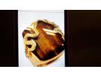 South African tiger eye, champagne Austrian crystal