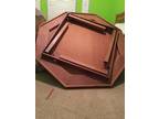 Nice folding leg Poker table seats 8 by Kestell