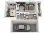 Universal at Thompson Creek - 1 Bedroom with Attached Garage
