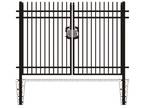 Value Industrial Ornamental Steel Fence Kit: 328 ft., 8'x6', 40 Panels + Gate