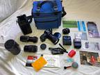 Vintage 1984 Canon T50 35mm SLR Camera Bundle