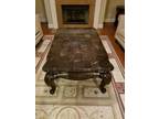 Marble/Wood Coffee Table