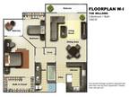 The Willows Apartments - W-I-1050-2BR+1BA