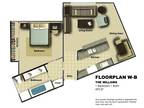 The Willows Apartments - W-B-695-1BR+1BA