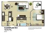 The Willows Apartments - W-E-803-1BR+1BA