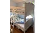 Hardly used two sets of bunkbeds/4 twin beds