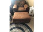 Chair and foot stool