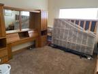 Bookcase headboard set