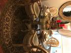 Beautiful almond color dinging room set