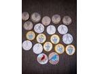 Wooden hand painted Christmas ornaments