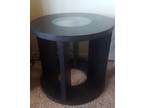 CORNER TABLE- Round $25 OBO